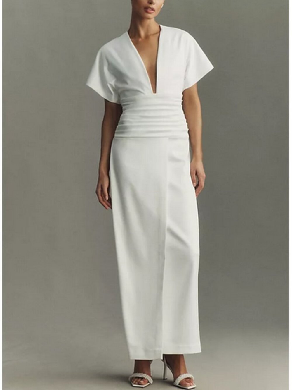 BHLDN Satin Dolman Sleeve Maxi Dress Sample - Small - NWT